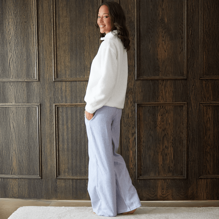 Threadbare Ladies 1/4 Zip Borg Loungewear Set from You Know Who's