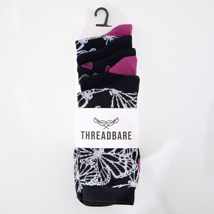 Threadbare Ladies 5pk Socks from You Know Who's