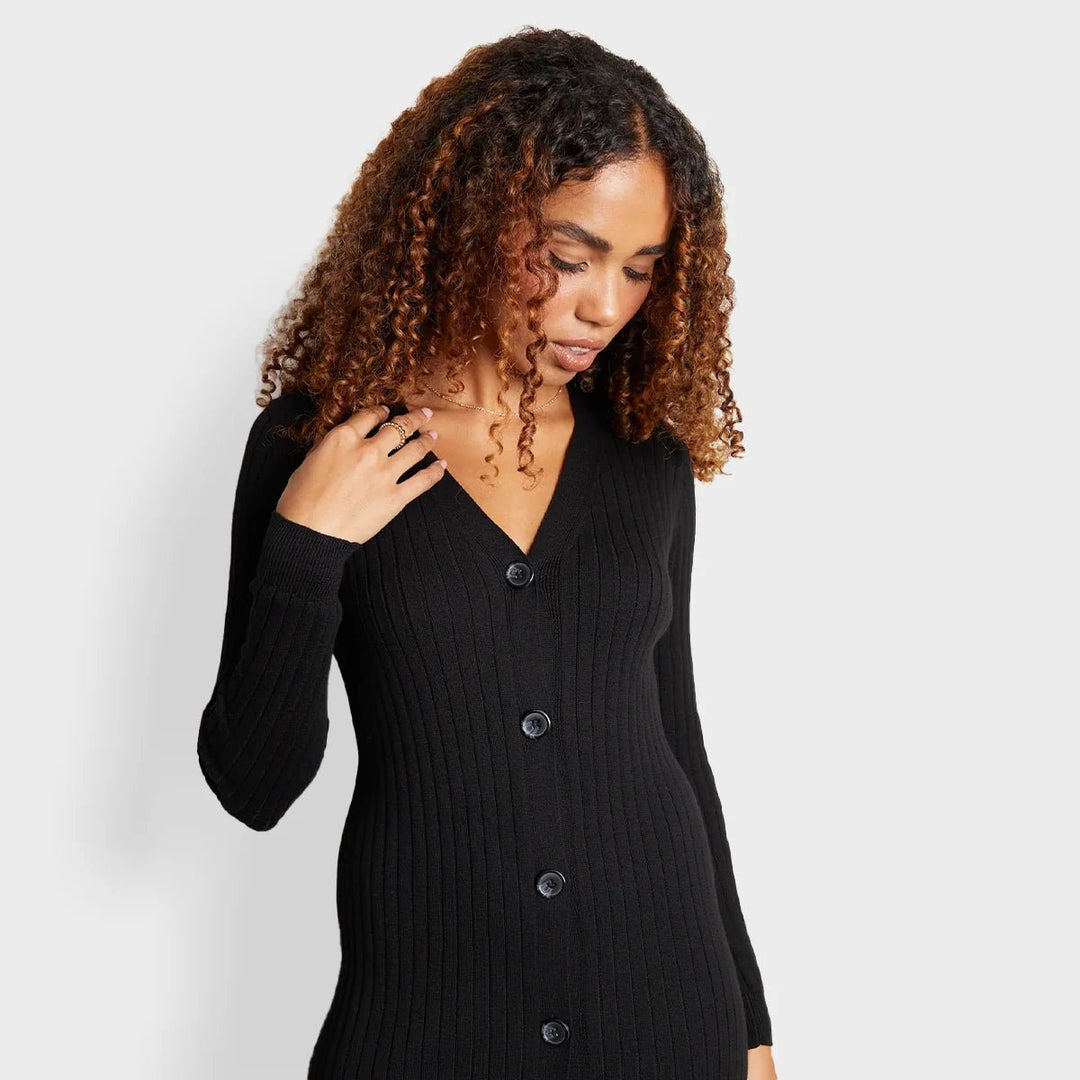 Threadbare Ladies Button Through Cardigan Dress You Know Who s