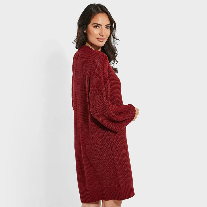 Threadbare Ladies Knitted V Neck Dress from You Know Who's