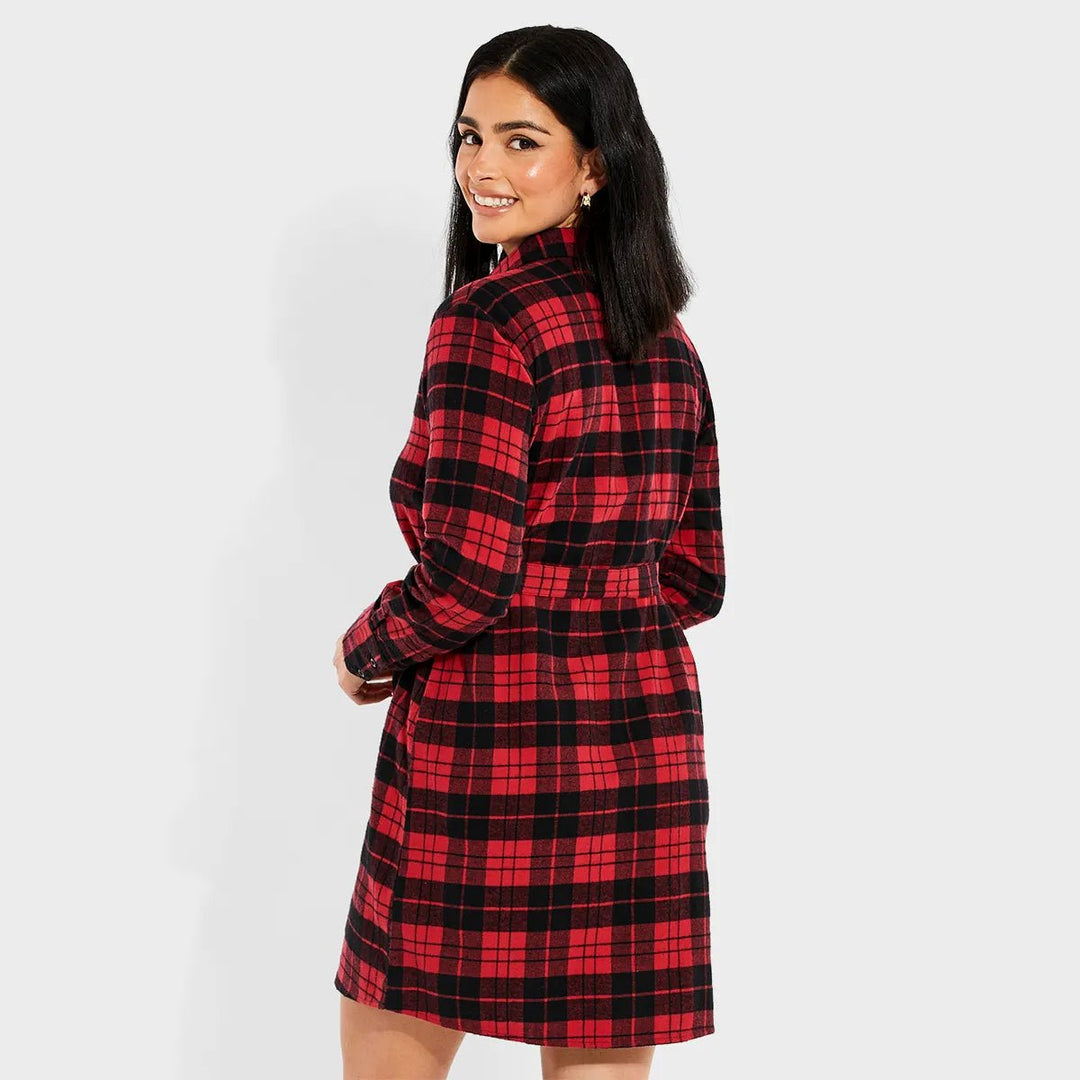 Threadbare Ladies Matching Flannel Dress from You Know Who's