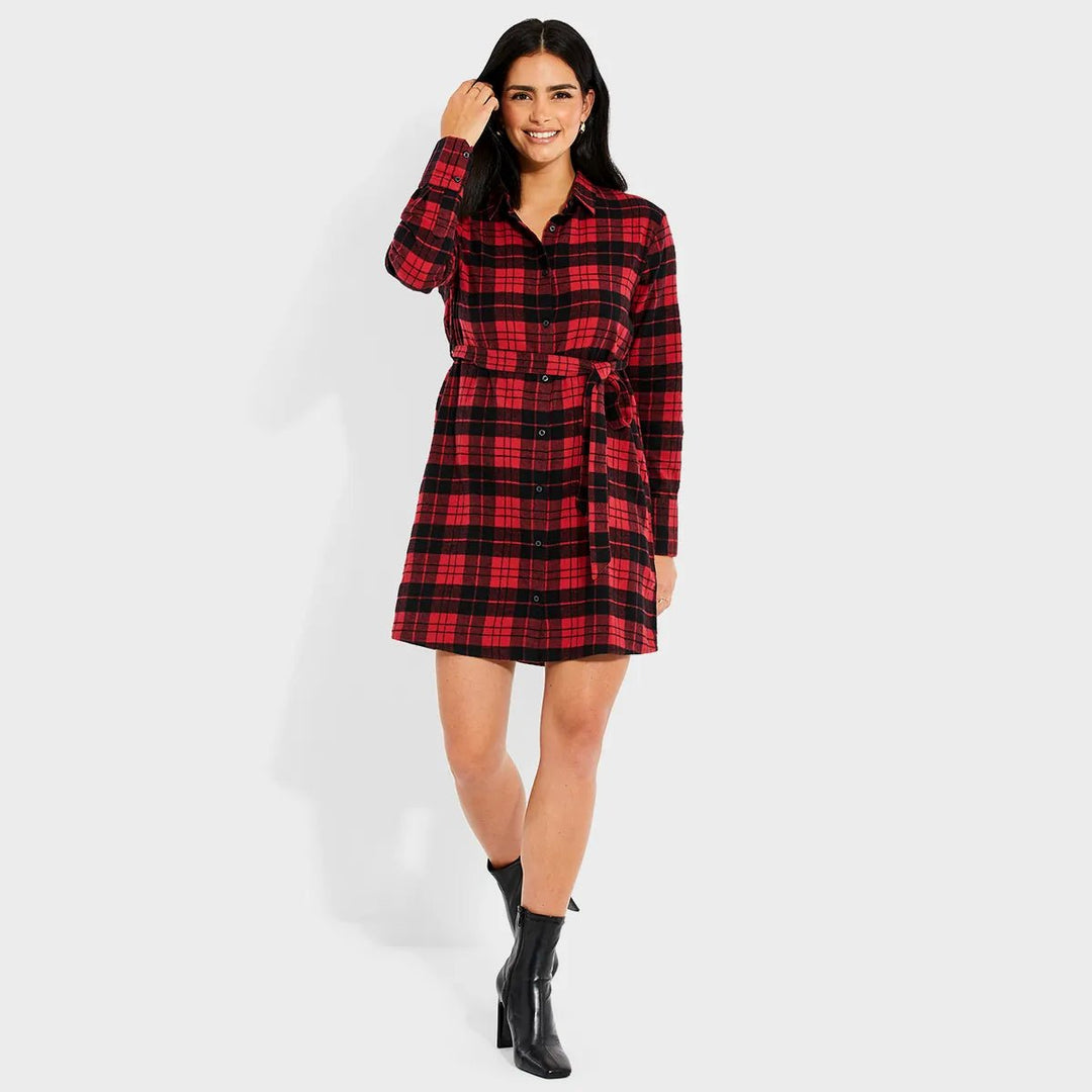 Threadbare Ladies Matching Flannel Dress from You Know Who's