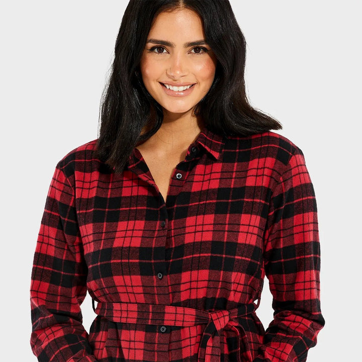 Threadbare Ladies Matching Flannel Dress from You Know Who's