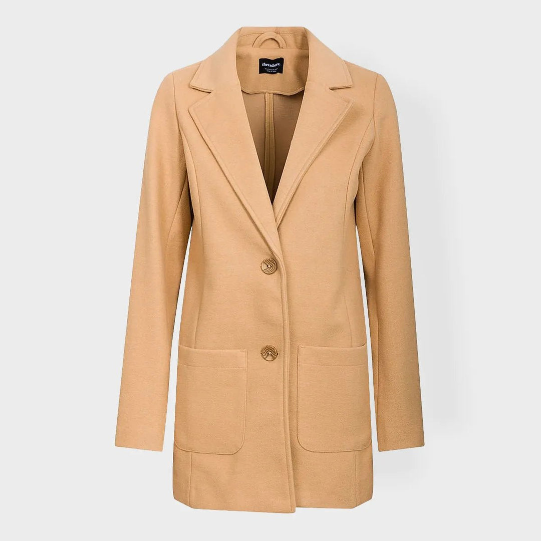 Threadbare Ladies Single Breasted Camel Formal Coat You Know Who s