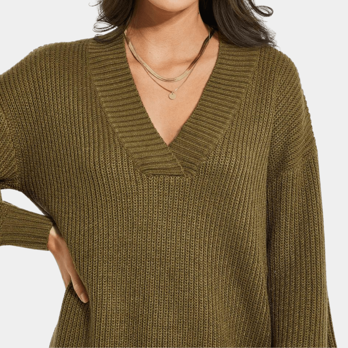 Threadbare Ladies V - Neck Knitted Dress from You Know Who's