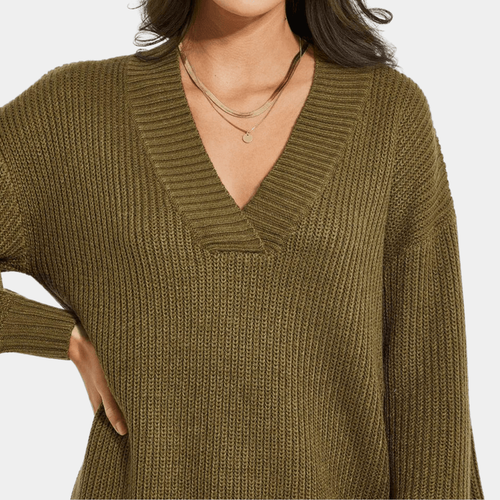 Threadbare Ladies V - Neck Knitted Dress from You Know Who's