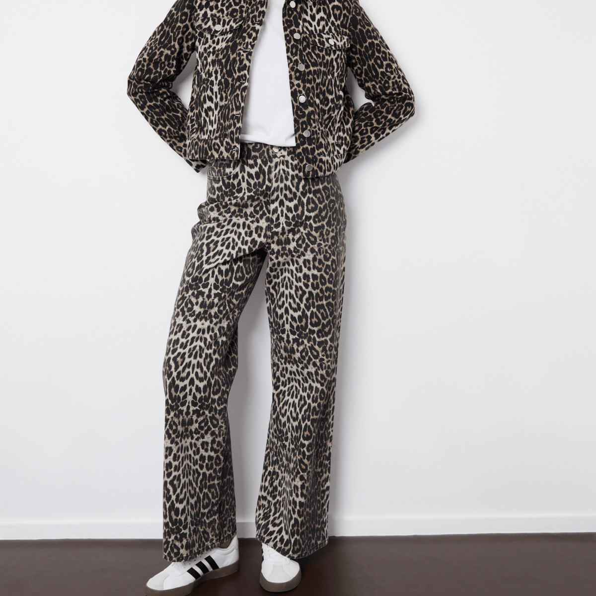 Threadbare Leopard Wide Leg Jeans from You Know Who's