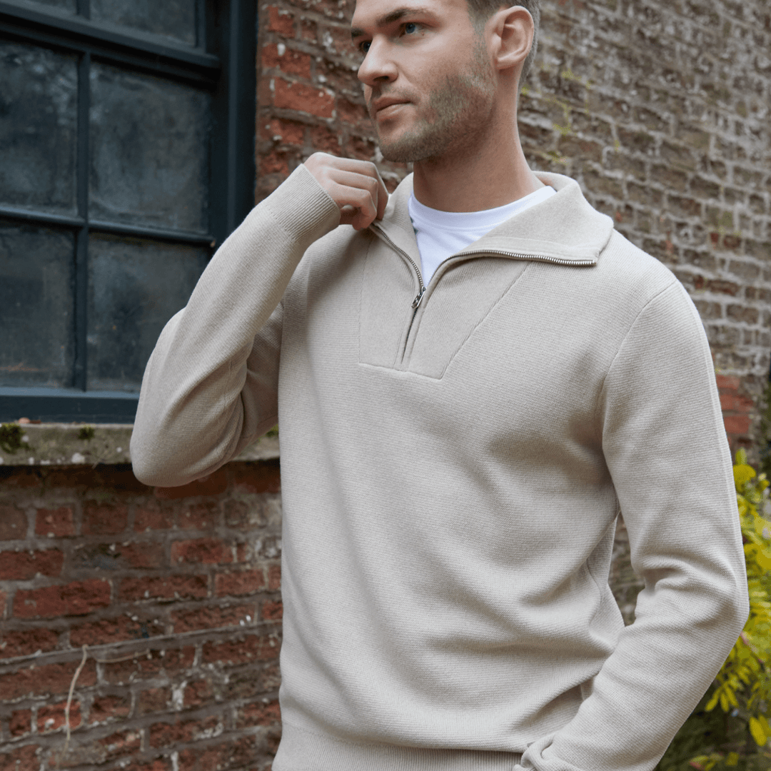 Threadbare Mens Dijon 1/4 Zip from You Know Who's