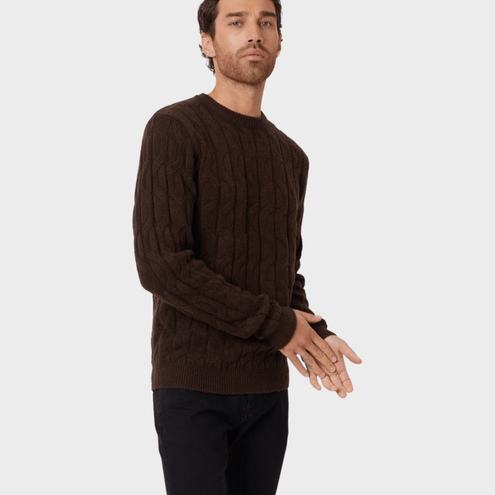 Threadbare Mens Java Cable Knit Jumper from You Know Who's