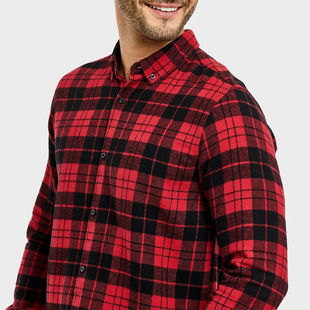 Threadbare Mens Matching Flannel Shirt from You Know Who's