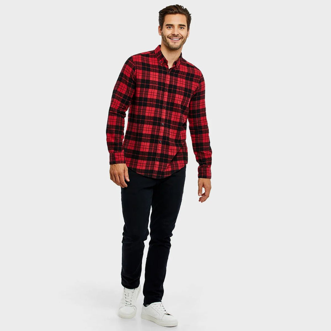 Threadbare Mens Matching Flannel Shirt from You Know Who's