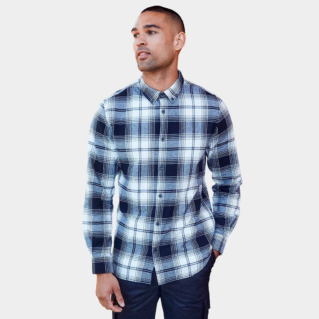 Threadbare Mens Matching Woven Checked Shirt from You Know Who's