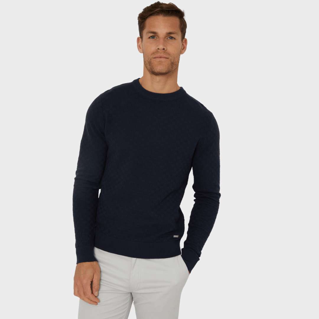 Threadbare Mens Navy Crew Jumper from You Know Who's