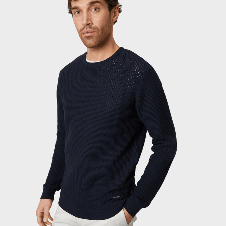 Threadbare Mens Navy Crew Neck Jumper from You Know Who's