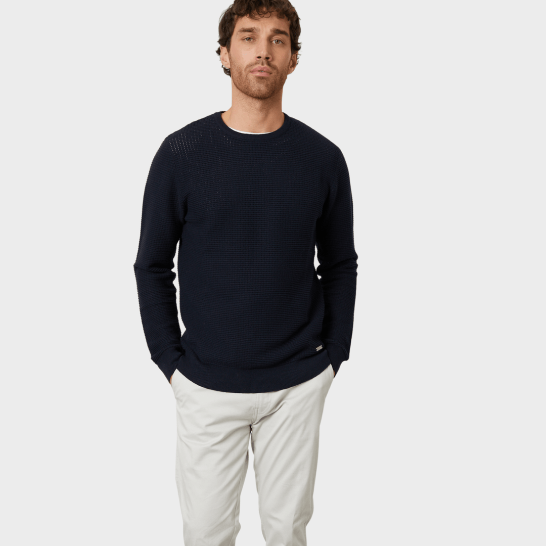 Threadbare Mens Navy Crew Neck Jumper from You Know Who's
