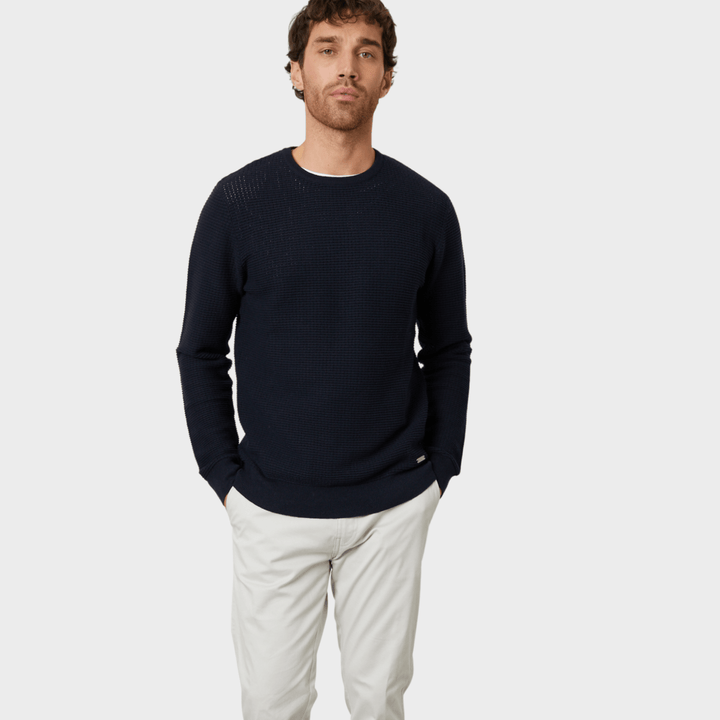 Threadbare Mens Navy Crew Neck Jumper from You Know Who's