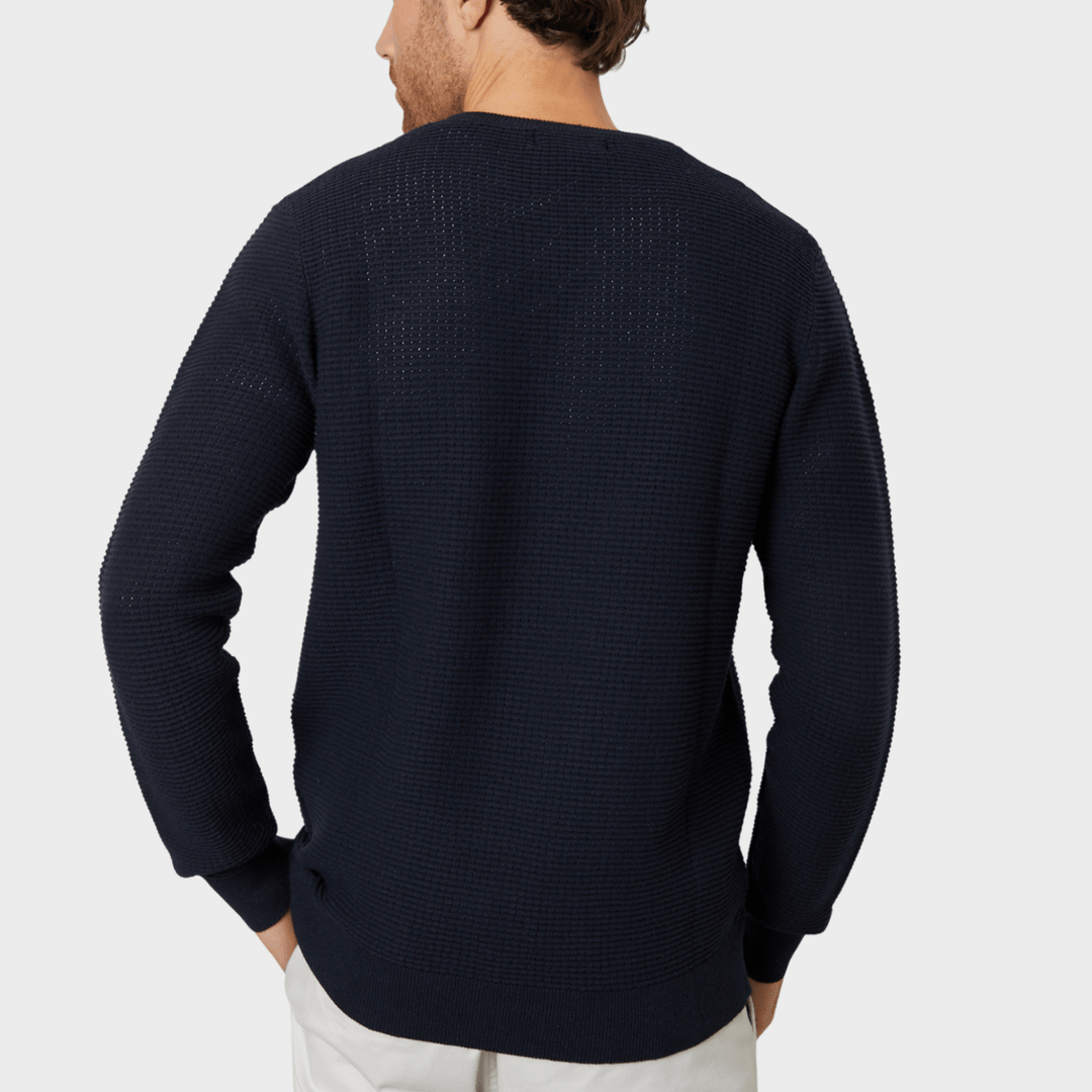 Threadbare Mens Navy Crew Neck Jumper from You Know Who's