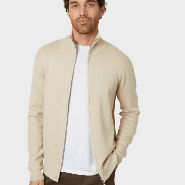 Threadbare Mens Oatmeal Zipper from You Know Who's