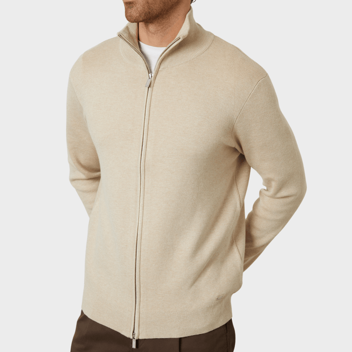 Threadbare Mens Oatmeal Zipper from You Know Who's