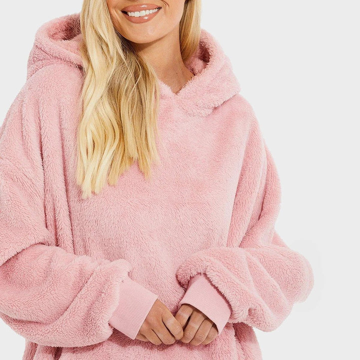 Loungewear fluffy hoodie hotsell