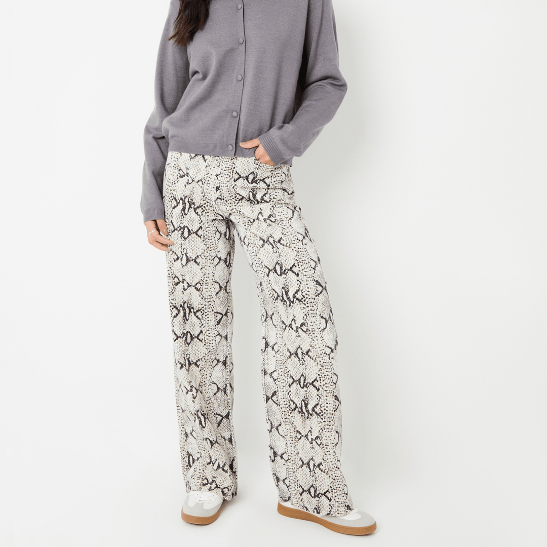 Threadbare Snake Wide Leg Jeans from You Know Who's