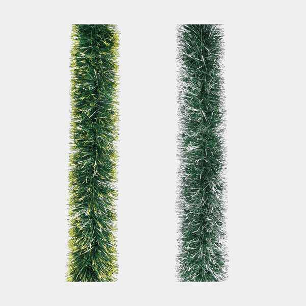 TINSEL GREEN LUXURY 3m METALLIC TIPPED from You Know Who's
