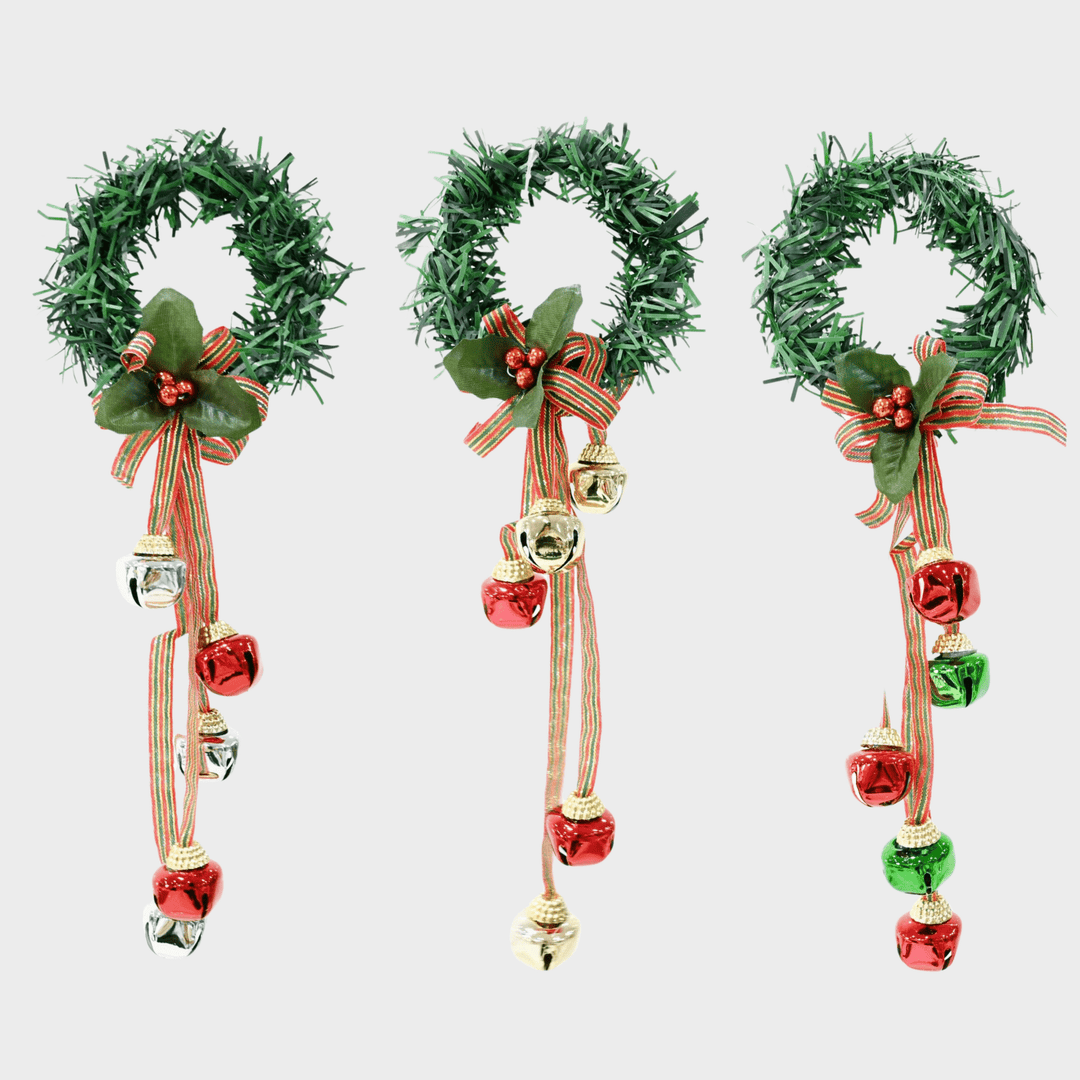 Tinsel Nutbell hanger 30cm asst from You Know Who's