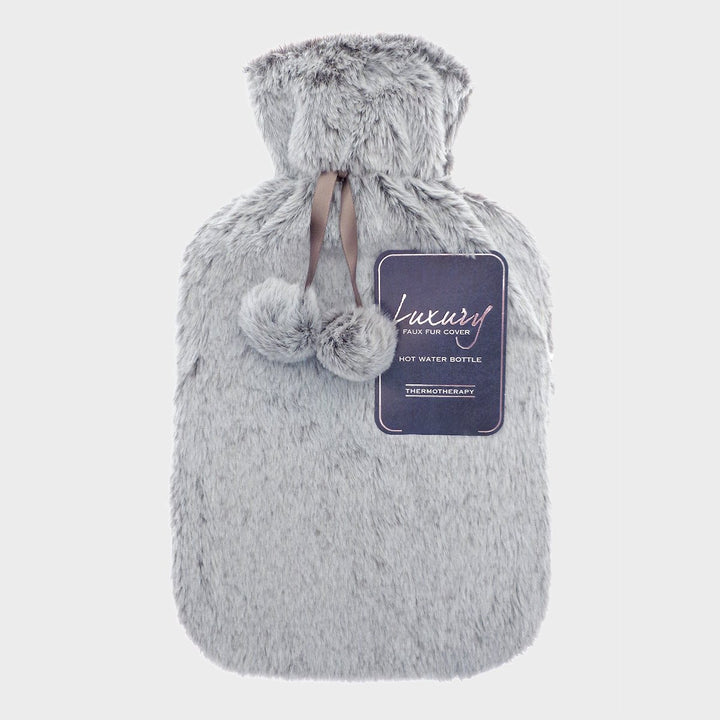 Tipped Faux Fur Hot Water Bottle from You Know Who's