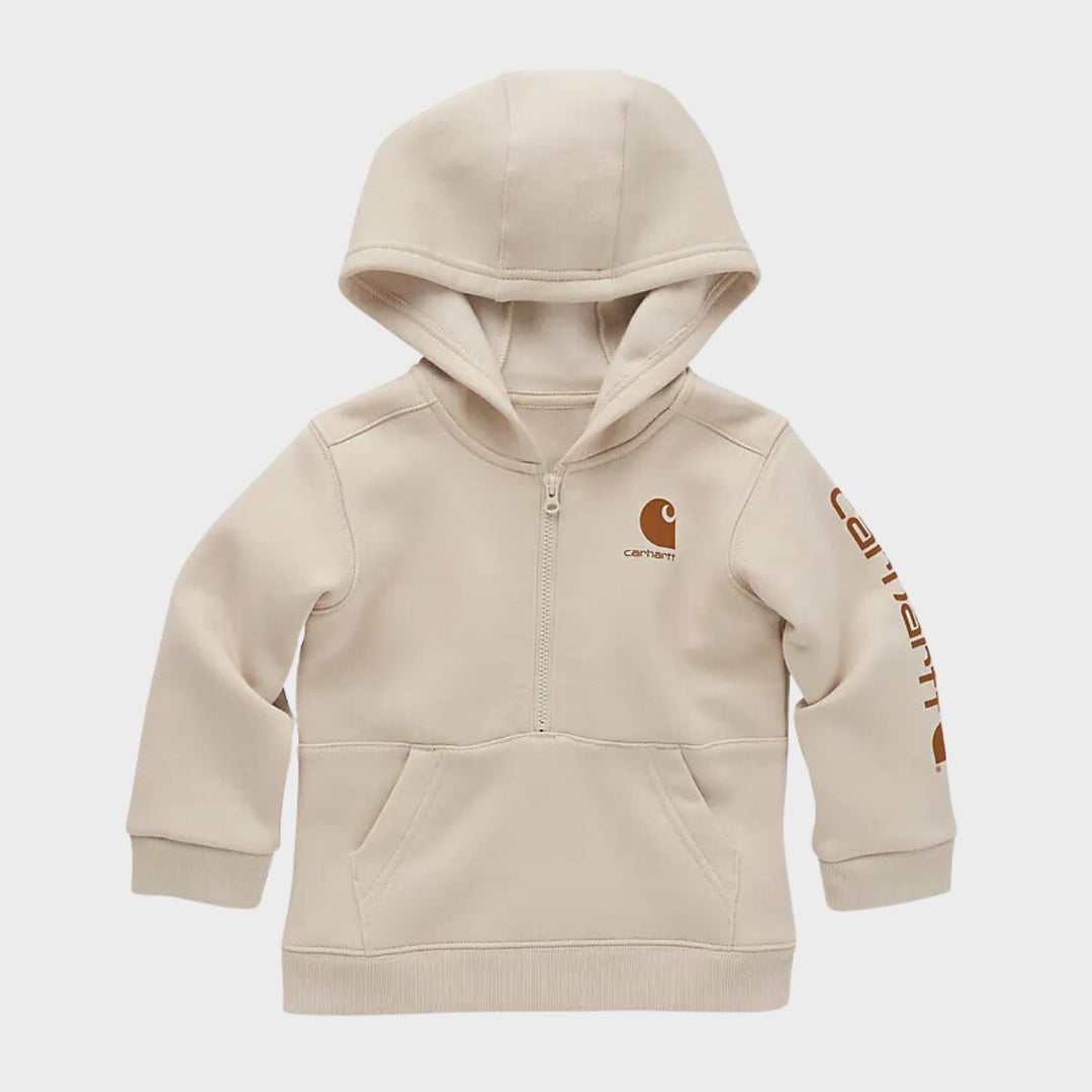 Toddler Stone Carhartt 1/4 Zip Hoodie from You Know Who's