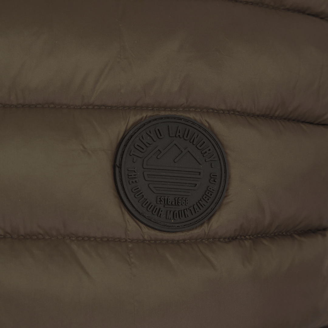 Tokyo Laundry Quilted Puffer Gilet with Fleece Lined Collar from You Know Who's