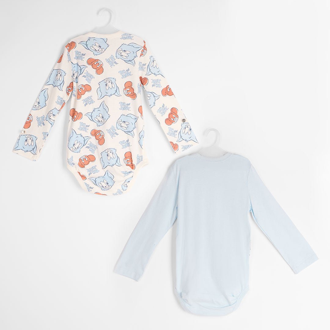 Tom And Jerry 2pk Long Sleeve Bodysuit from You Know Who's