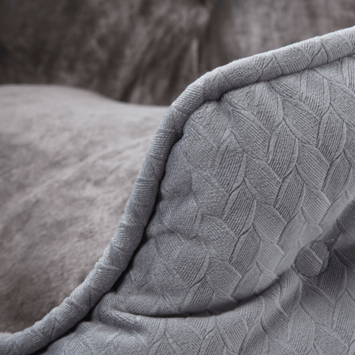 Traditional Plush Fleece Dog Bed - 2 Sizes from You Know Who's