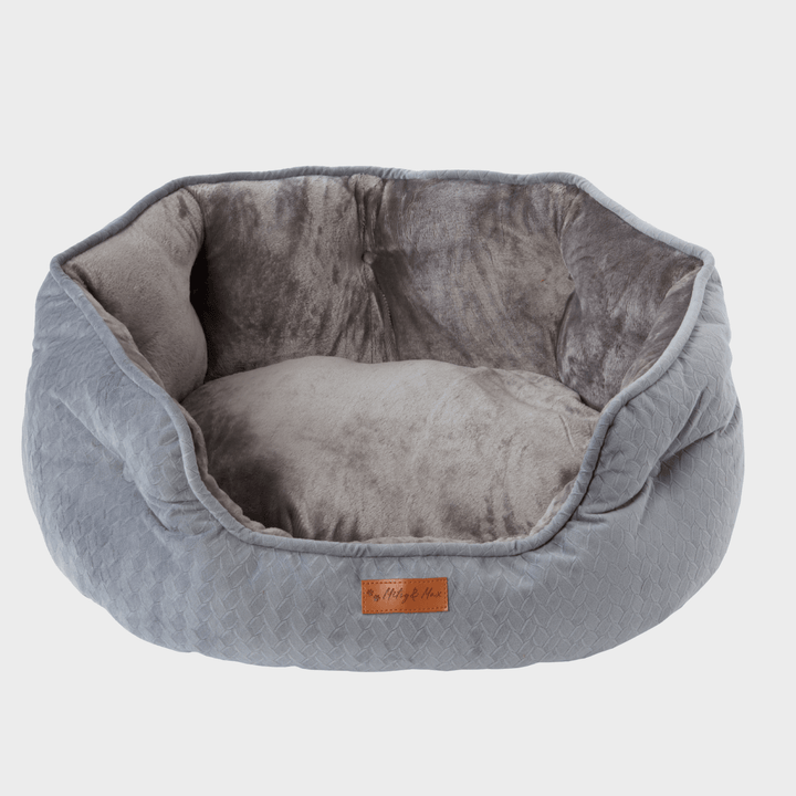 Traditional Plush Fleece Dog Bed - 2 Sizes from You Know Who's
