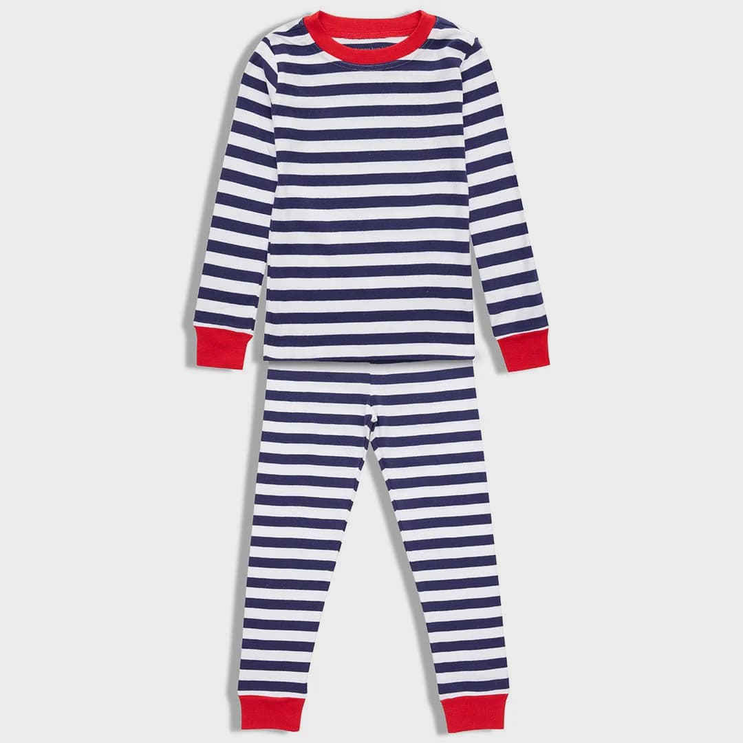 Unisex Organic Cotton Striped Pyjamas from You Know Who's