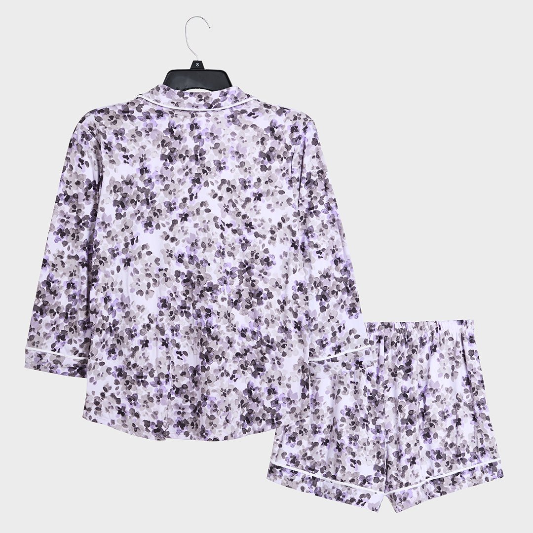 Vera Wang Purple Floral Pyjamas from You Know Who's