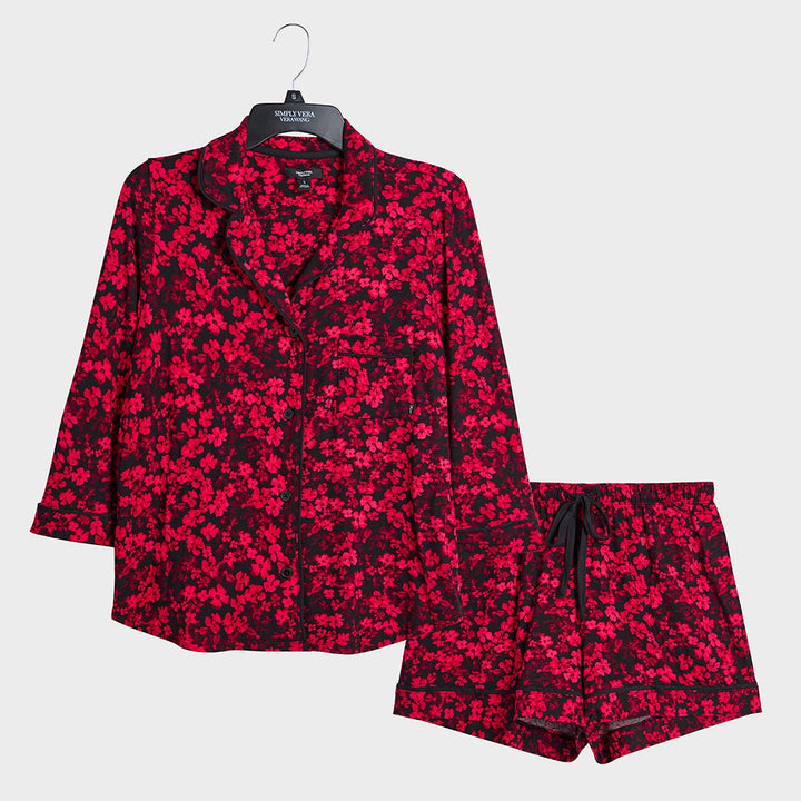Vera Wang Red Floral Pyjamas from You Know Who's