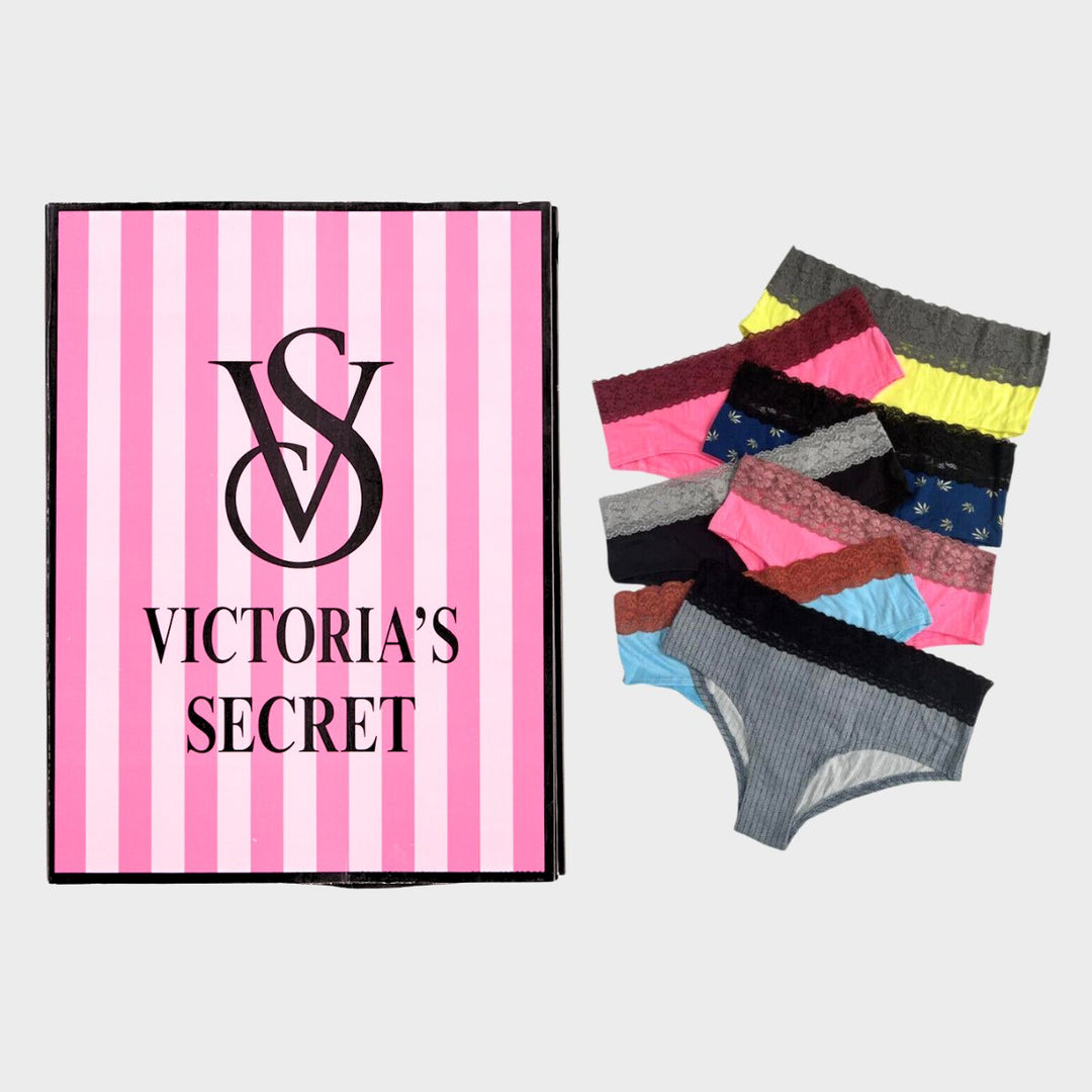 Victoria`s Secret Gift Box 7pk Bikini Briefs from You Know Who's