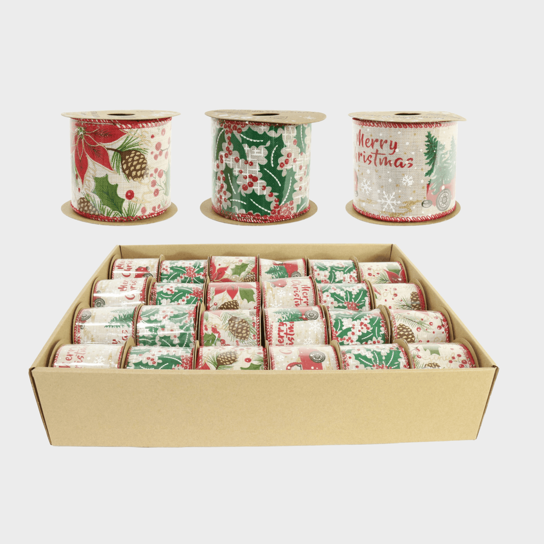 Vintage ribbon 2.7m asst wire edged from You Know Who's