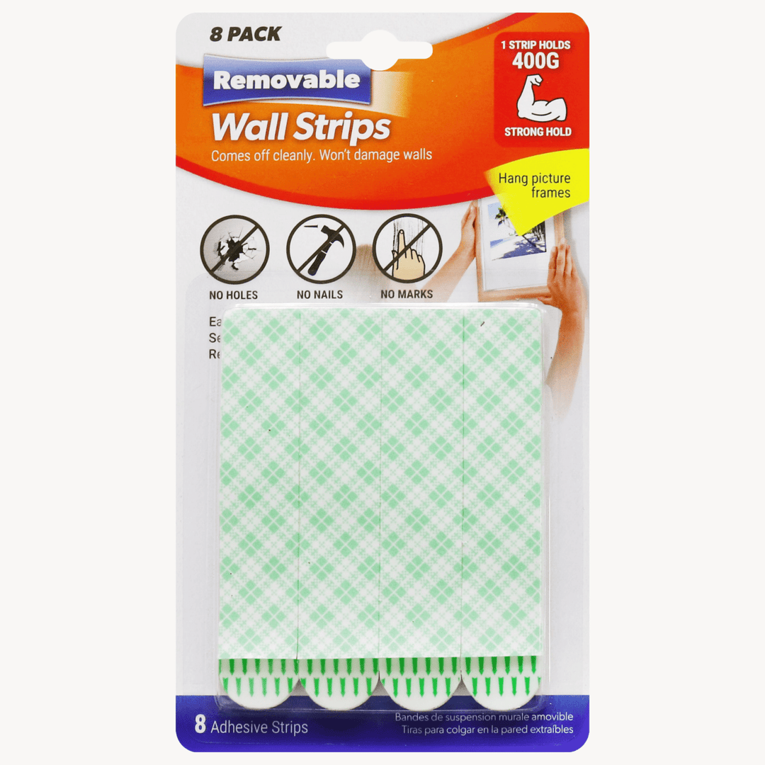 Wall Hang Strips Removable 8pk from You Know Who's