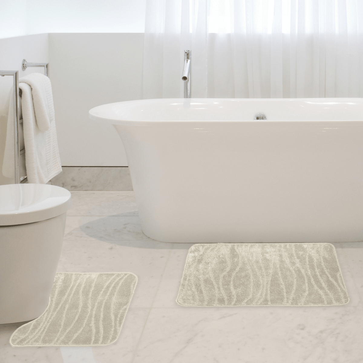 Wave Bath And Pedestal Set from You Know Who's