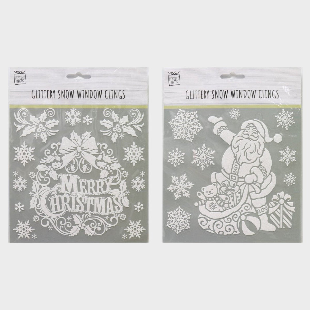 White Glitter Decorative Stickers from You Know Who's