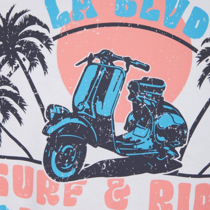 White Surf and Ride T-Shirt from You Know Who's