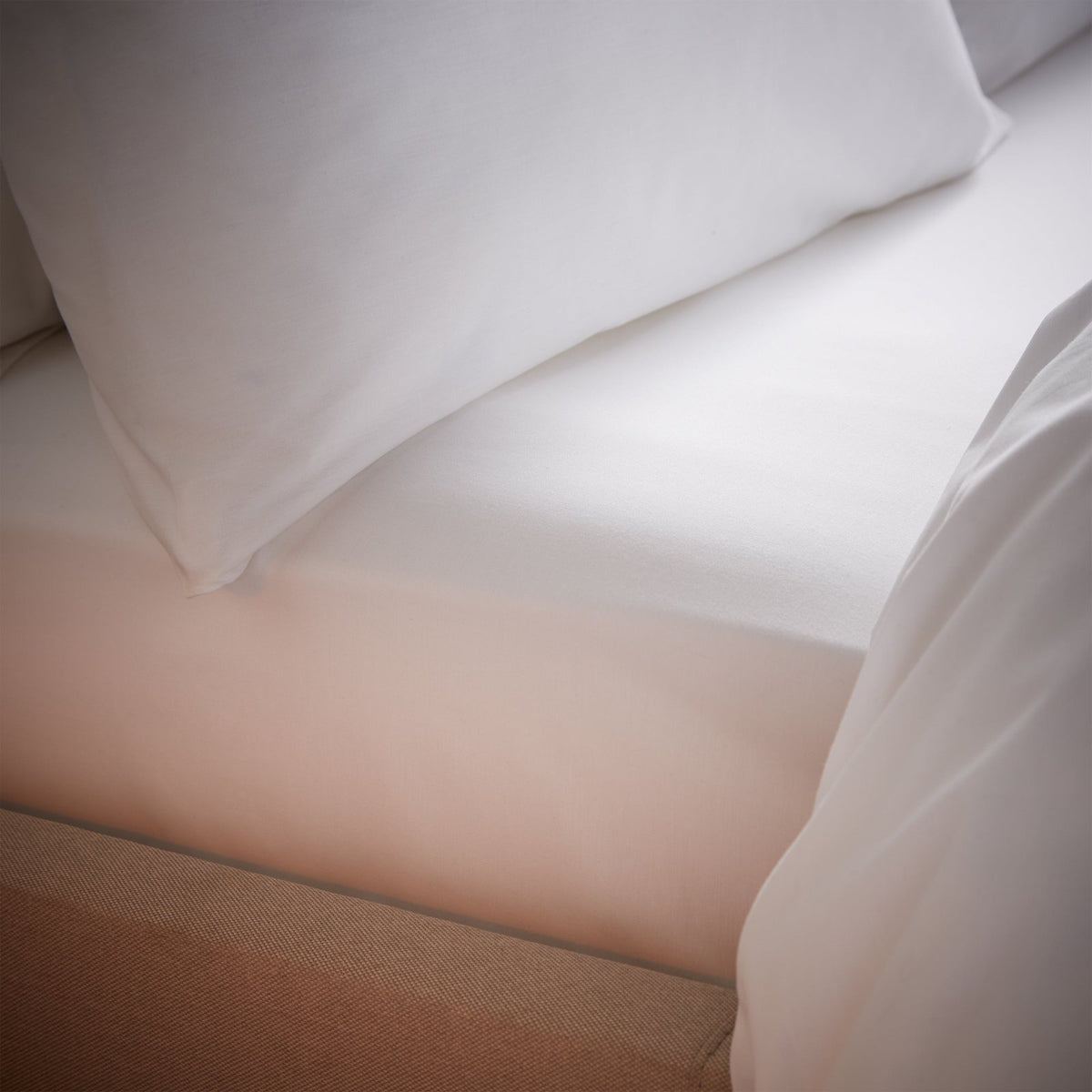 White Temp Control Single Fitted Sheets from You Know Who's