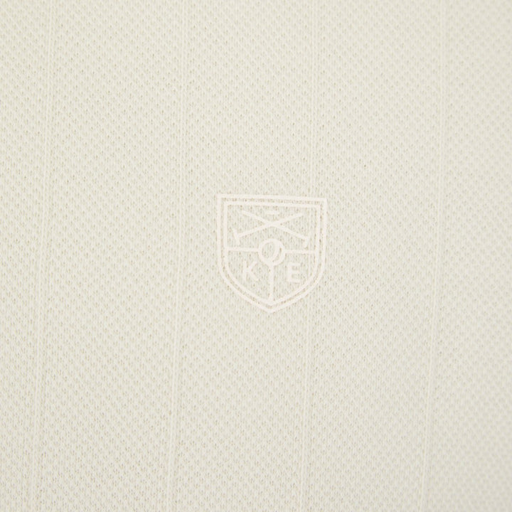 White Zip Neck Polo from You Know Who's