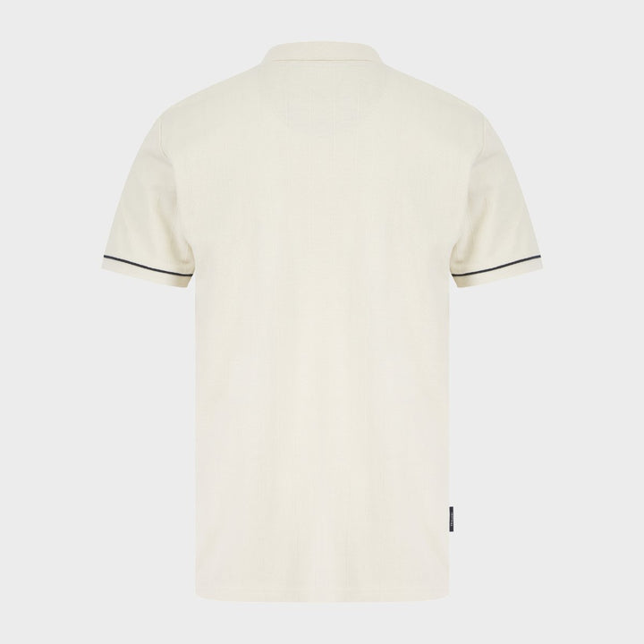 White Zip Neck Polo from You Know Who's