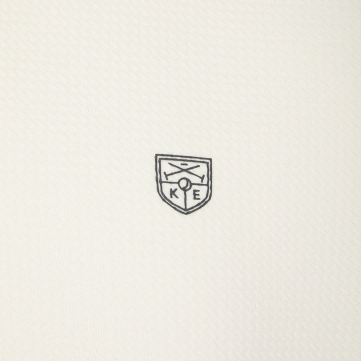 White Zip Neck Polo from You Know Who's