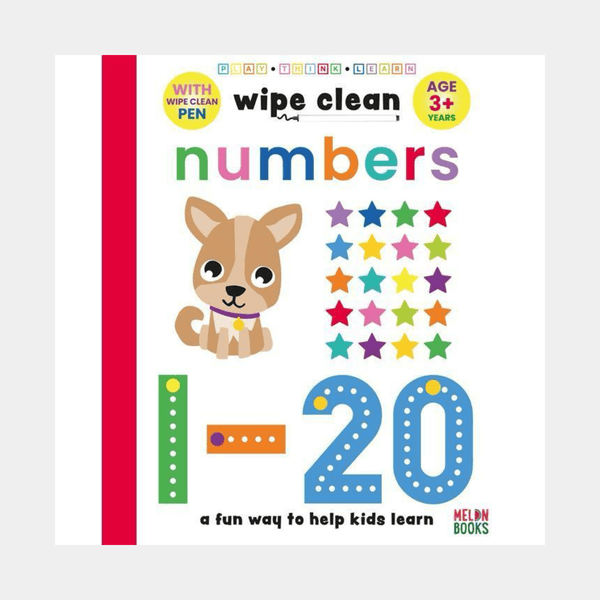 Wipe Clean Numbers Book from You Know Who's