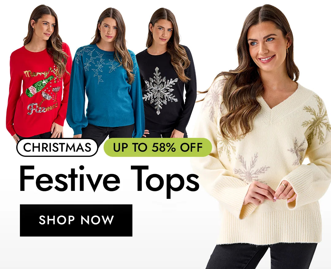 Shop Women's Festive Clothes and Christmas Tops at You Know Who's