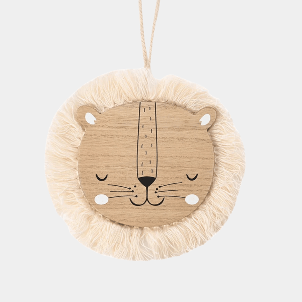Wooden Lion Head Plaque 40cm from You Know Who's