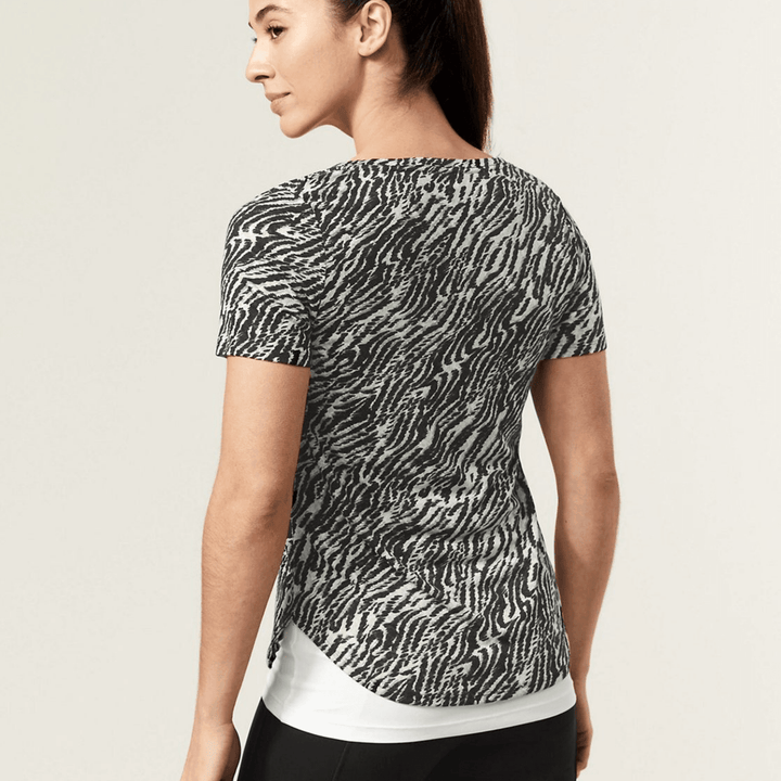 Zebra 2pc Active Top from You Know Who's